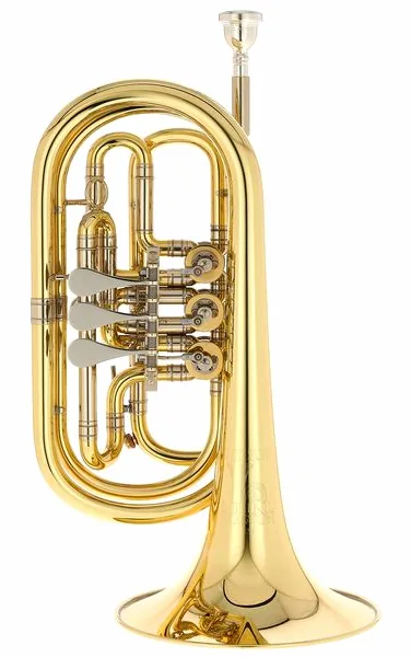 Melton 129-L Bb- Bass Trumpet detail 2