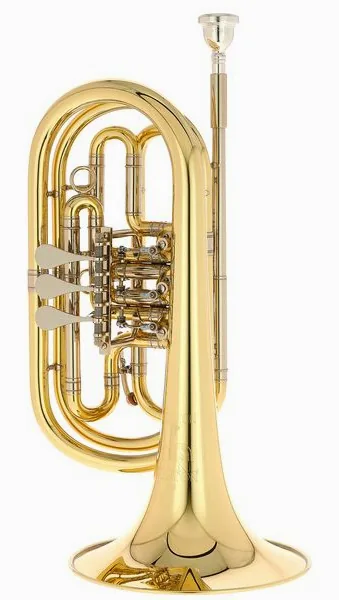 Melton 129-L Bb- Bass Trumpet detail 3