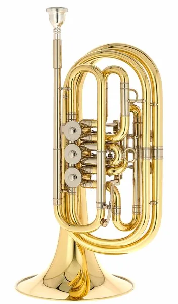 Melton 129-L Bb- Bass Trumpet detail 4