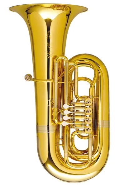 Melton 195/2-L "Fafner" Bb-Tuba vooraanzicht