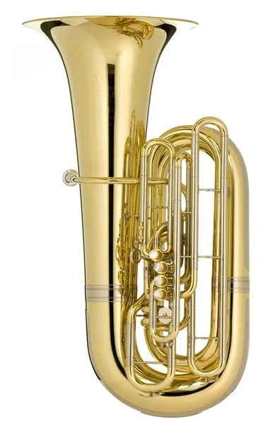 Melton 195/5P-L "Fafner" Bb-Tuba vooraanzicht