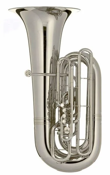 Melton 195/5P-S "Fafner" Bb-Tuba vooraanzicht