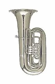 Melton 195-S "Fafner" Bb-Tuba vooraanzicht