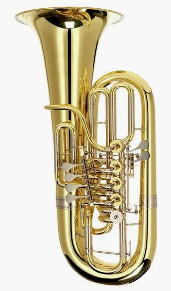 Melton 4250-L F-Tuba vooraanzicht