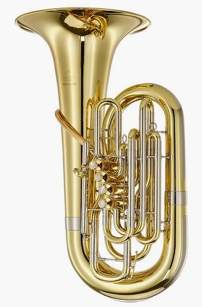 Miraphone 1281-L Petruschka F-Tuba vooraanzicht