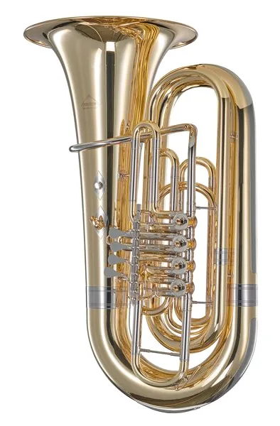 Miraphone 494 Hagen M Bb-Tuba vooraanzicht