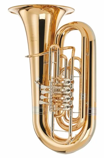 Miraphone 494 Hagen GM Bb-Tuba vooraanzicht