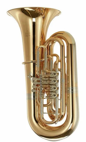 Miraphone 496A Hagen GM Bb-Tuba vooraanzicht