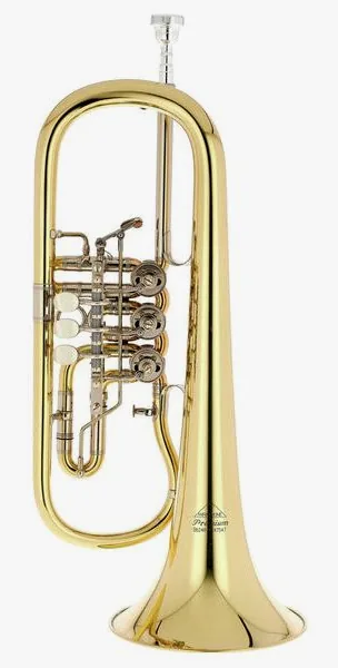 Miraphone 24R 0700 A100 Flugelhorn detail 2