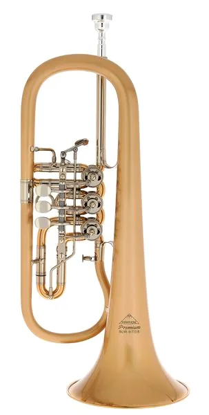 Miraphone 24R 1100 A100 G010 Flugelhorn detail 4