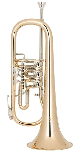 Miraphone 24R 1100 A110 Flugelhorn vooraanzicht