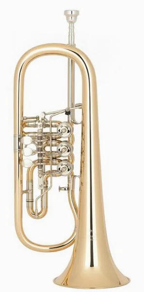 Miraphone 25 1100 A100 Flugelhorn vooraanzicht
