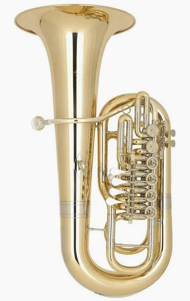 Miraphone 281C M Firebird F-Tuba vooraanzicht