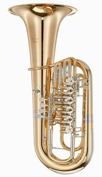 Miraphone 481C GM Elektra F-Tuba vooraanzicht