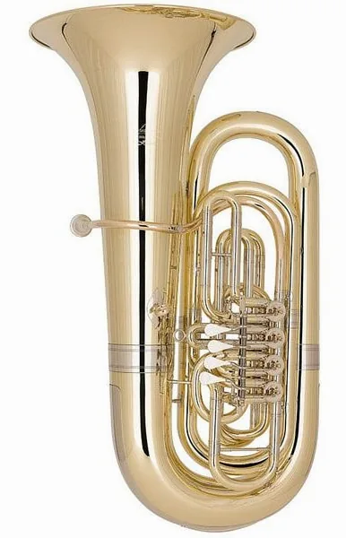 Miraphone 495 Hagen M Bb-Tuba vooraanzicht