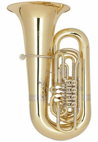 Miraphone 497 Hagen M Bb-Tuba vooraanzicht