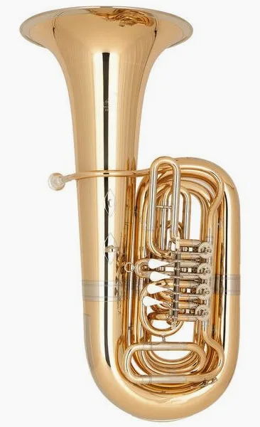 Miraphone 86A GM Bb-Tuba vooraanzicht