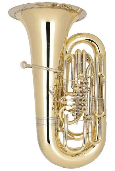 Miraphone 98B M Siegfried Bb-Tuba vooraanzicht