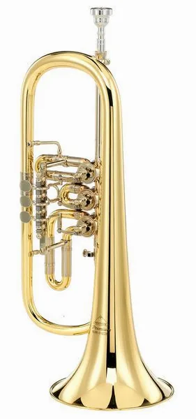Miraphone 24R 0700 A Flugelhorn vooraanzicht