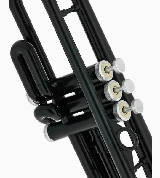 pBone music hyTech Bb-Trumpet black detail 4