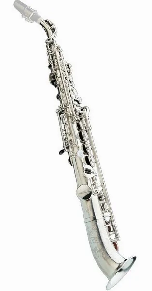 Rampone & Cazzani R1 Jazz Soprano Sax AG Half C. vooraanzicht