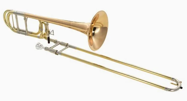 S.E. Shires TBQ30GR Bb/F Tenor Trombone detail 2