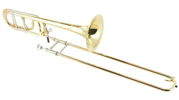 S.E. Shires TBQAlessi Bb/F Tenor Trombone vooraanzicht