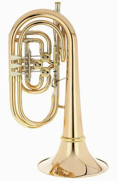 Schagerl Bass trumpet Wunderhorn H vooraanzicht