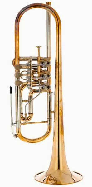 Schagerl Berlin Heavy "K" Bb- Trumpet R detail 2