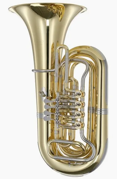 Schagerl Salzburg Bb-Tuba vooraanzicht