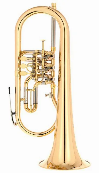 Schagerl Salzburg L Bb-Flugelhorn vooraanzicht