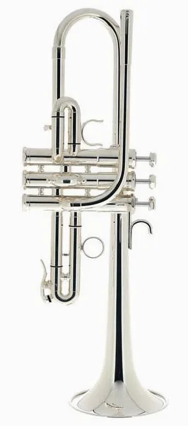 Schilke E3L Eb/D Trumpet vooraanzicht
