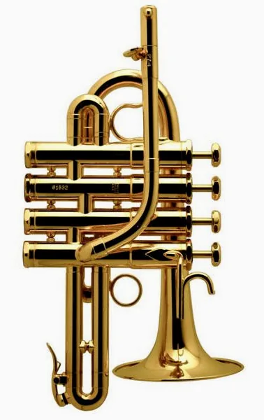 Schilke P 7-4 GP A/Bb Piccolo Gold vooraanzicht