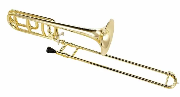 Startone PTB-20 Bb/F- Trombone Gold vooraanzicht