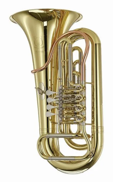 Thomann "Little Bear" Bb-Tuba vooraanzicht