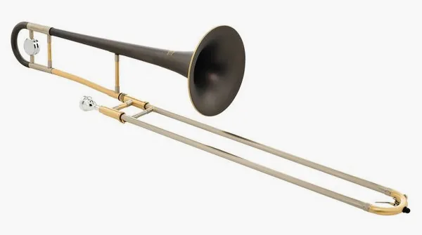 Thomann Blacky Bb-Tenor Trombone vooraanzicht