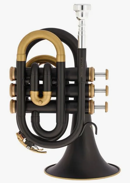 Thomann Blacky Pocket Bb-Trumpet detail 2