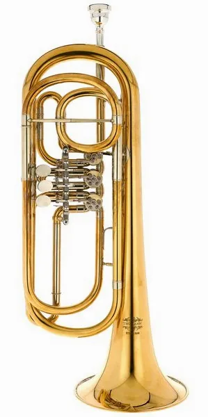 Thomann BTR-115 Bb-Bass Trumpet raw detail 2