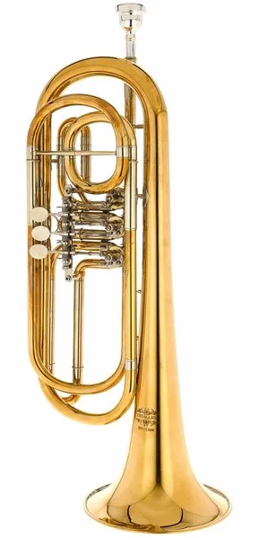 Thomann BTR-115 Bb-Bass Trumpet raw detail 3