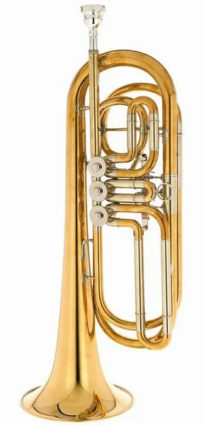 Thomann BTR-115 Bb-Bass Trumpet raw detail 4