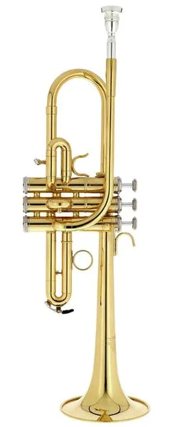 Thomann ETR-3300L Eb/D Trumpet vooraanzicht