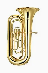 Yamaha YBB-201 Bb-Tuba vooraanzicht