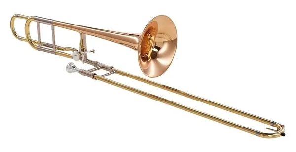 Yamaha YSL-548 GO Bb/F-Trombone vooraanzicht