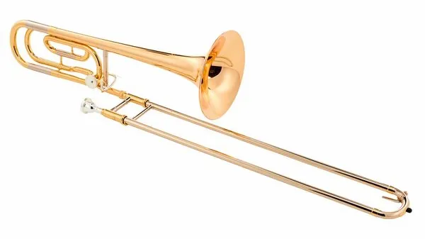 Yamaha YSL-448 GE Bb/F-Trombone detail 2