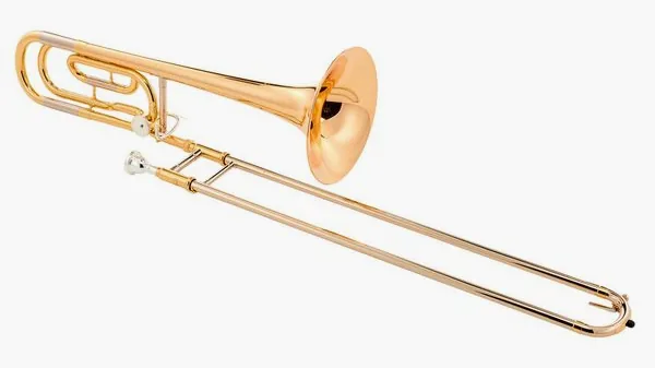 Yamaha YSL-448 GE Bb/F-Trombone vooraanzicht