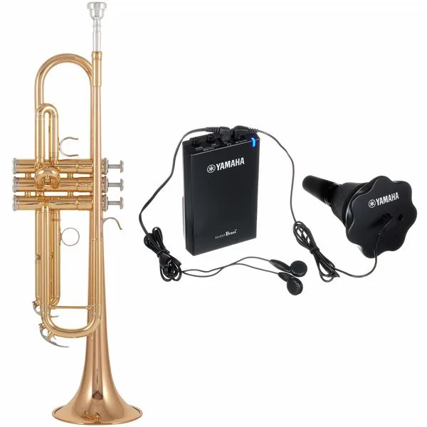 Yamaha YTR-4335 GII Trumpet + SB7J vooraanzicht
